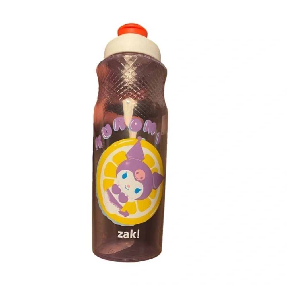 Zak Designs Sanrio Kuromi Water Bottle 30 oz Lavender Purple Flip Spout NWT - Picture 6 of 11